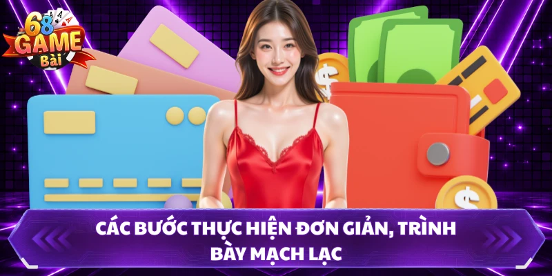Các bước thực hiện đơn giản, trình bày mạch lạc 