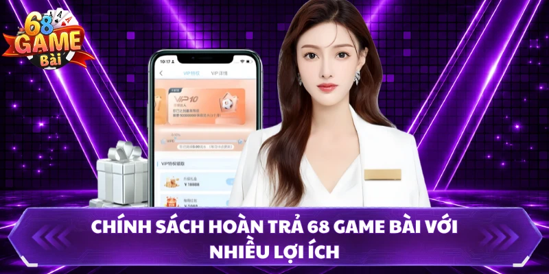 Chính sách hoàn trả 68 Game Bài với nhiều lợi ích